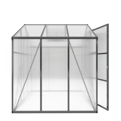 Durable Polycarbonate Greenhouse With Windproof Design, Heavy Duty Aluminum Frame For Year-Round Plant Protection And Growth