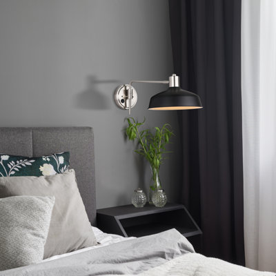 Bello Steel Swing Arm Sconce