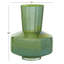 Modern Style Magician's Hat Jade Green Glass Vase, 12" X 11" X 11"