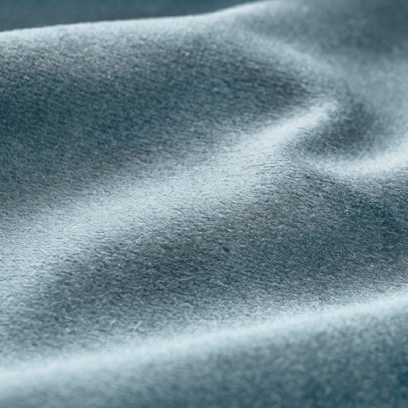 Banc rembourré Wagenen, Sky Blue Velvet
