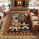 Southwestern Brown Animal Printed Non-slip Washable Area Rug