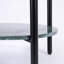 Table de bout avec rangement en marbre et verre Ansted-1617136689-1617136653