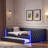 Upholstered Daybed With Trundle And Led-1507905499