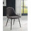 Chaise d'appoint rembourrée (ensemble de 2)