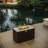 Emeram 43 Inch Propane Outdoor Fire Pit Table with Lid-695320238