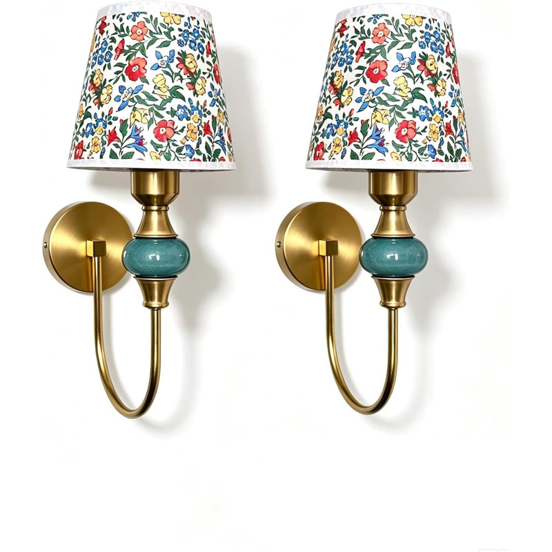 Wall Sconces Set of 2 Rechargeable Battery Operated Wall Lamp 5000mAh 15 Color Changing Dimmable Wall Light with Timer and Flash Mode Metal Base Wireless Decor Wall Lamp for Bedroom Living Room
