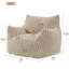 Grand fauteuil à billes moderne en fausse fourrure à compression, canapé paresseux spacieux pour la maison-222424837-202682716