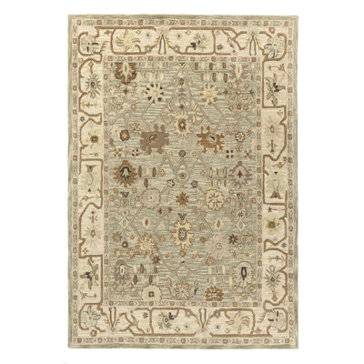 Tapis d'intérieur en laine Tiki