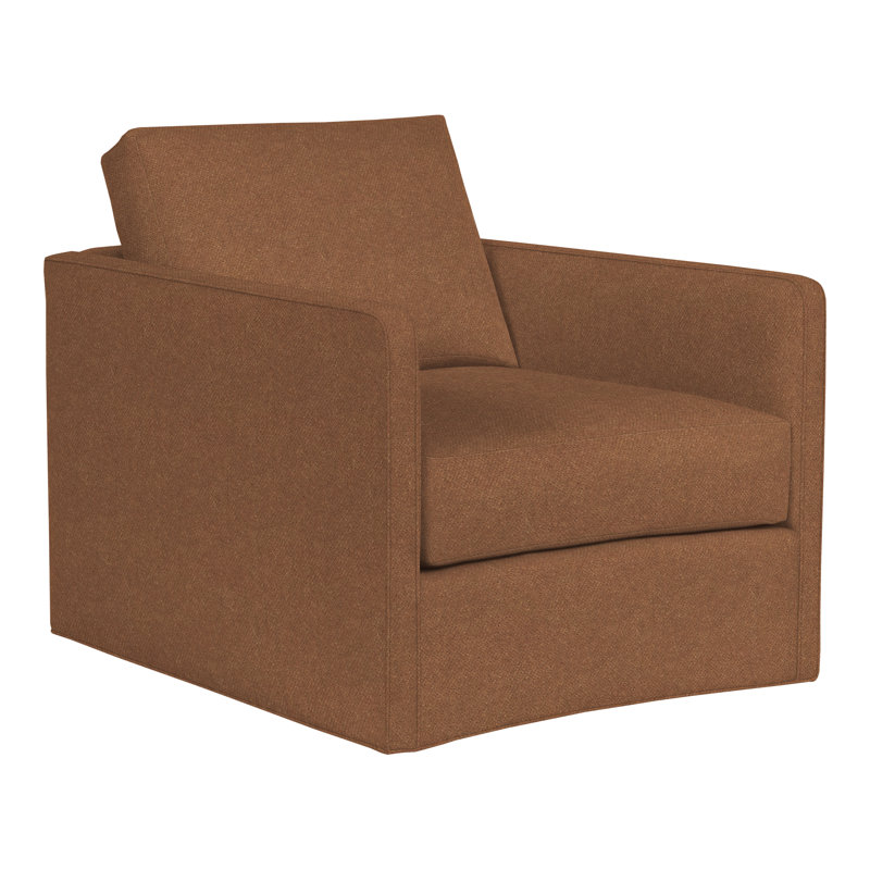 Wynne Swivel Chair, Perigold Banks Ochre
