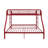 Red Finish Twin/Full Bunk Bed
