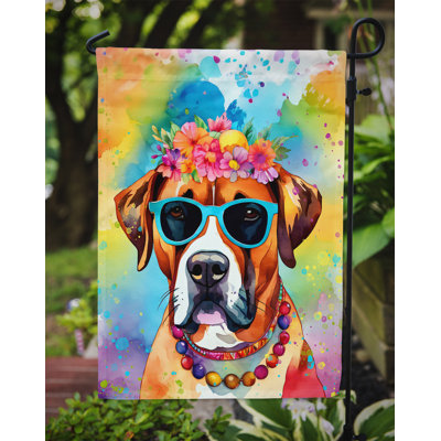 Drapeau de jardin Hippie Dawg