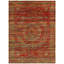 Wool And Silk Afghan One-of-a-Kind Rectangle 8'10" X 11'10" Area Rug