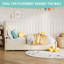 Structure de lit simple avec tête de lit réglable et 2 tiroirs de rangement, structure de lit plateforme tapissier en velours avec support à lattes en bois, cadre de lit sans sommier, beige / crème-2033682375-2033682373