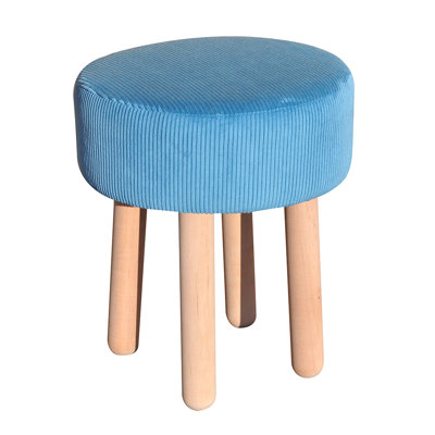 Solid + Manufactured Wood Accent Stool