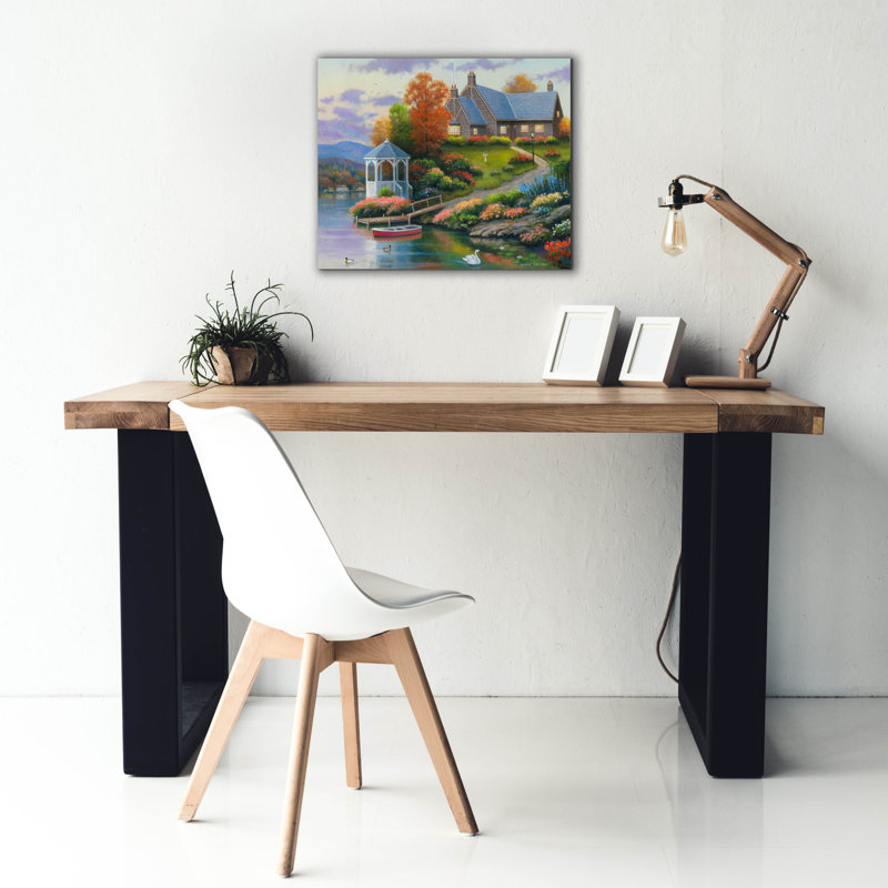 «Almost Autumn» par John Zaccheo, H 20 po x l 24 po x P 0,75 po