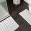 Shiwanda Ribbed Two Piece Bath Mat Set-963143249