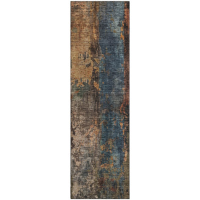 Premium Machine Washable Dominick AMF1204 Abstract Rug