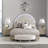Eclipse Eastern King Upholstered Bed with LED Lights - Moonlight-87464111