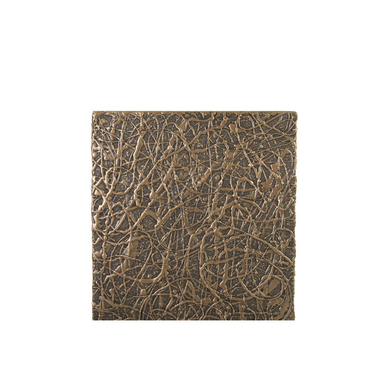 String Theory Pedestal, 43" H x 14" W x 14" D, Bronze