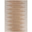 Tapis brun / beige clair en polyester tissé à la machine Lanaye-248448342