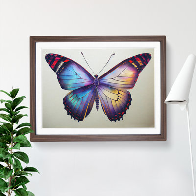 Watercolour Butterfly - Single Picture Frame Painting