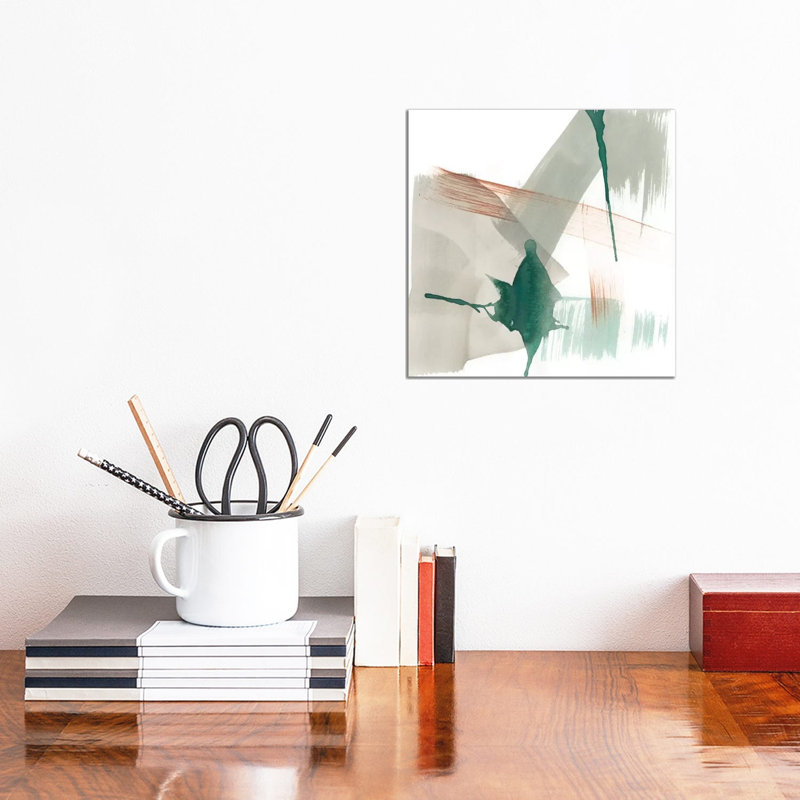 Earthy Gestures VI by Jennifer Goldberger - Wrapped Canvas Painting, 30.48 cm H x 30.48 cm W