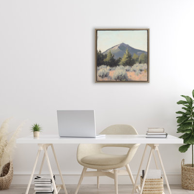 Cadre flottant paysage de montagne Tucson, design par Petal Prints Design