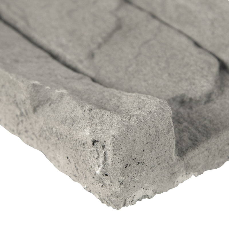 Terraforma Manufactured Stacked Stone Look Wall Tile (6 sq. ft. per Box), Oslo Grey