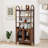 71'' H Arched 6-Tier Storage Bookcase-1476979710