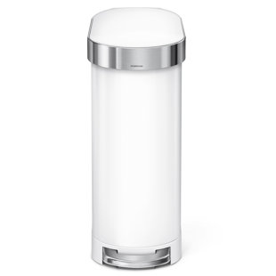 simplehuman 45 Liter / 12 Gallon Slim Hands-Free Kitchen Step Trash Can