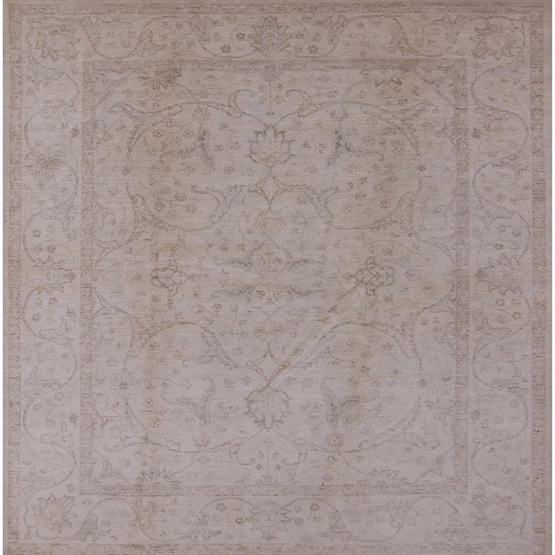 Tapis brun Shelli, Carré 8 pi