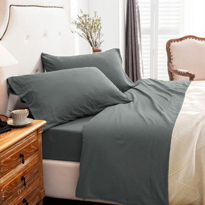 100% T-Shirt Cotton Super Soft Comfy Breathable Fits Mattress Up To 20" Extra Deep Pocket