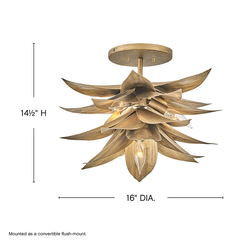 Agave Medium Convertible Pendant