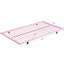 Lit superposé en métal avec lit gigogne rose - Délice de chambre à coucher moderne, conception d'espace, construction durable, fonctionnement silencieux et stable, grande capacité de charge, escalier sécuritaire inclus, lit simple