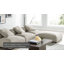 Chaise longue modulaire rembourrée en tissu Solace-101704624