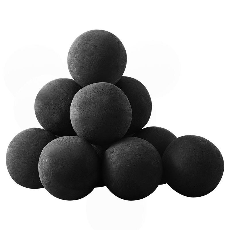 4 pierres de lave rondes de 4 pouces 12 pièces