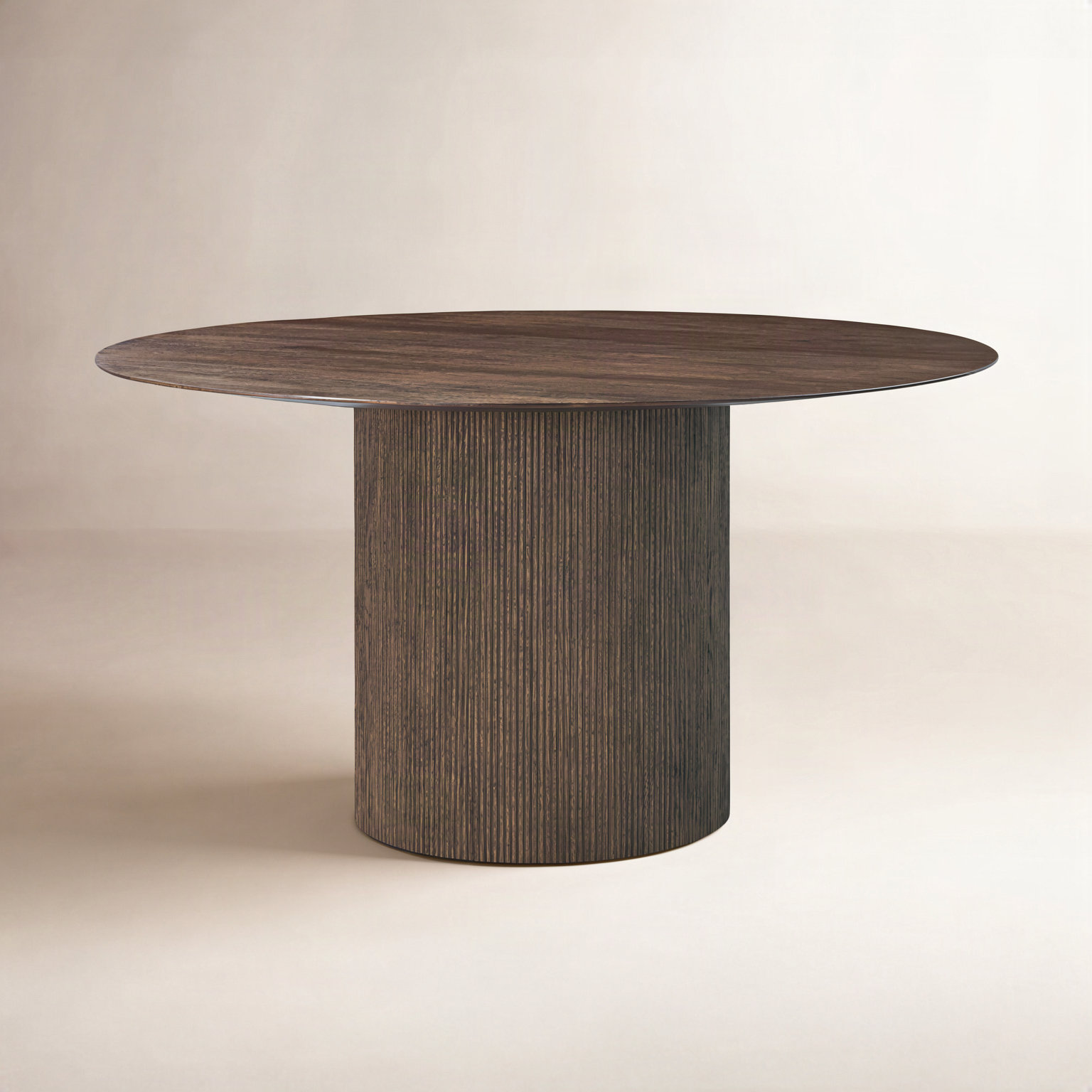 Dining Table, 30" H x 53.15" L x 53.15" W, Brown