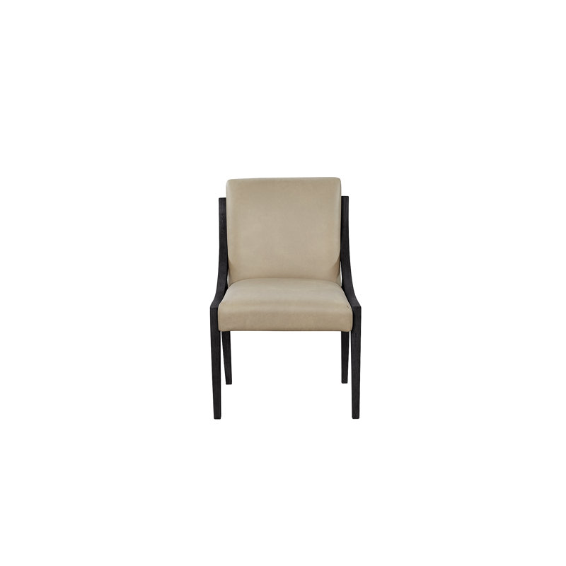 Fauteuil en cuir Sling - poivre