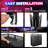 40" X 20"-portable Dj Facade Booth Table With Black&white Lighting Scrims Flat Dj Booth Panel-black Metal Frame