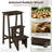 Oakgrove 3 - Step Wood Folding Step Stool-1811468246