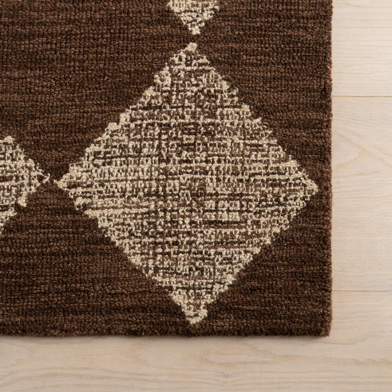 Tapis touffeté à niveaux Nivora, Brun, Rectangulaire 7 pi 6 po x 9 pi 6 po