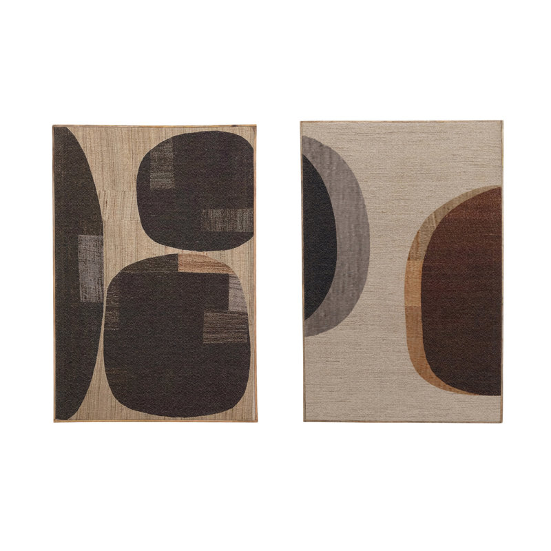 2 Piece Wrapped Canvas Painting Print Set