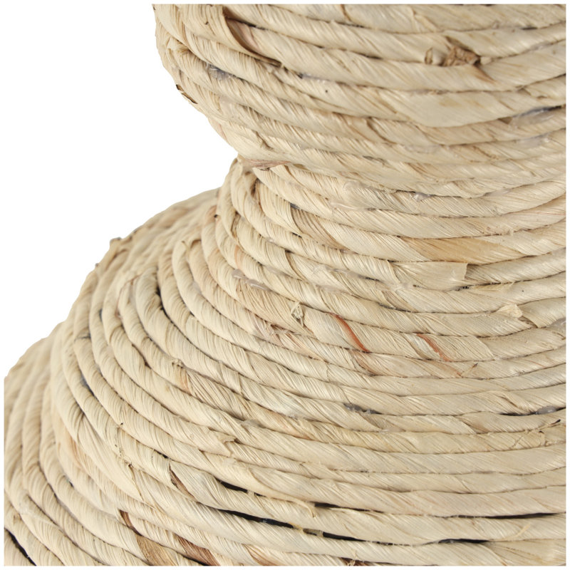 Vase de table en rotin Verano, Beige