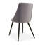 2 Maidste Velvet Upholstered Dining Chair with Black Metal Legs-976886656