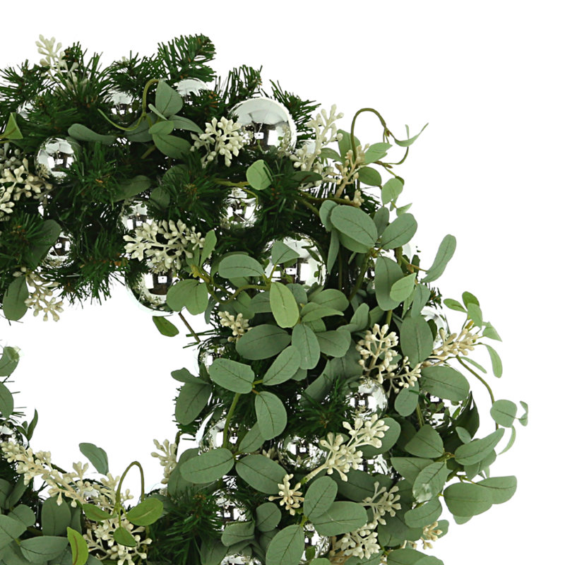 Couronne artificielle de 24 po fabriquée à la main