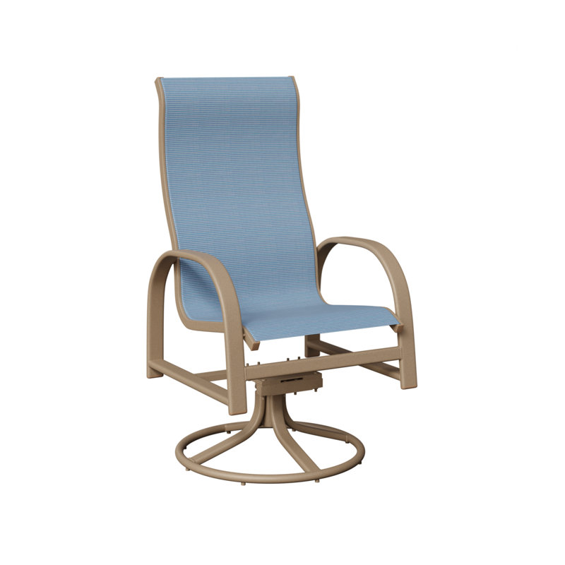 Chaise berçante berçante berçante Berlin, Dupione près de la piscine, Chêne veiné de bois
