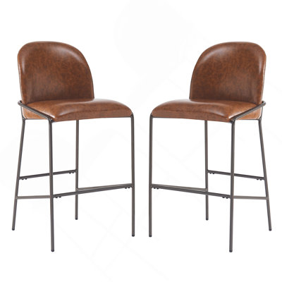 Ensemble de 2 tabourets de bar Galen