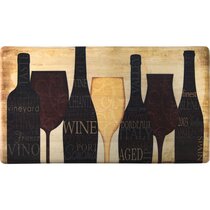 Vino 10438 20 x 36 Oil & Stain Resistant Anti-Fatigue Kitchen Floor Mat