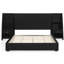 Base de lit plateforme avec rangement grand format moderne