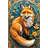 Yellow Fox Modern Decorative Washable Carpet-156223880